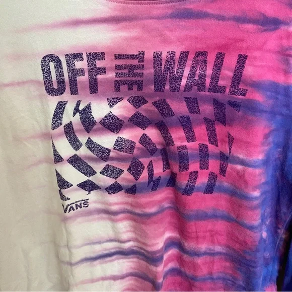 Vans Off the Wall Tie Dye Long Sleeve Tee - Medium EUC - Picture 4 of 8